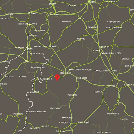 Les Pavillons de la Libellule - localisation